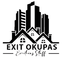Exit Okupas (Evictions Staff) logo
